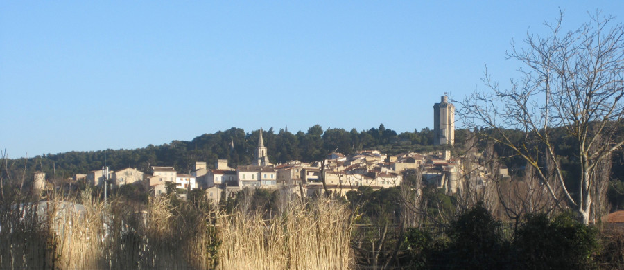 The village of Barbentane